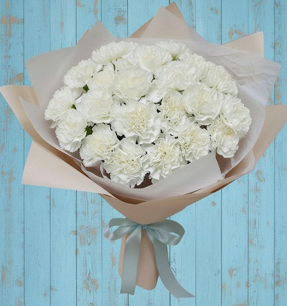 Букет цветов из: Гвоздики в Койгородке