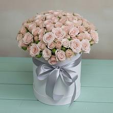 Цветочная композиция из Розы в шляпной коробке в Койгородке