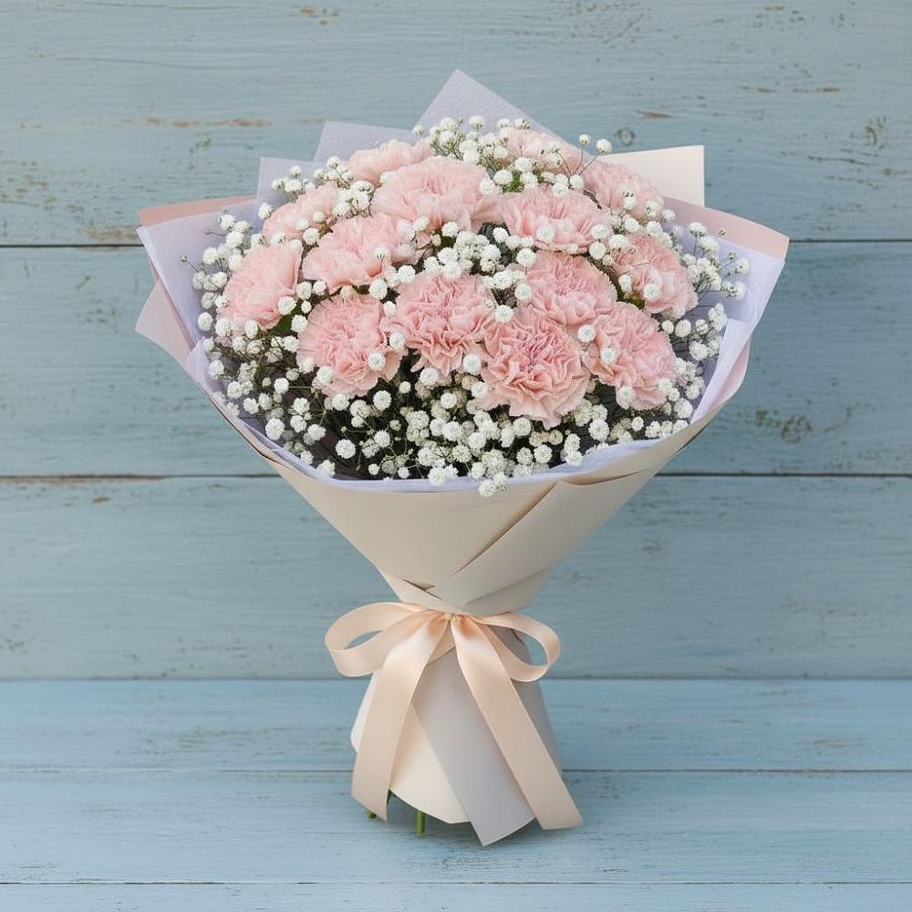 Букет цветов из: Гвоздики в Койгородке