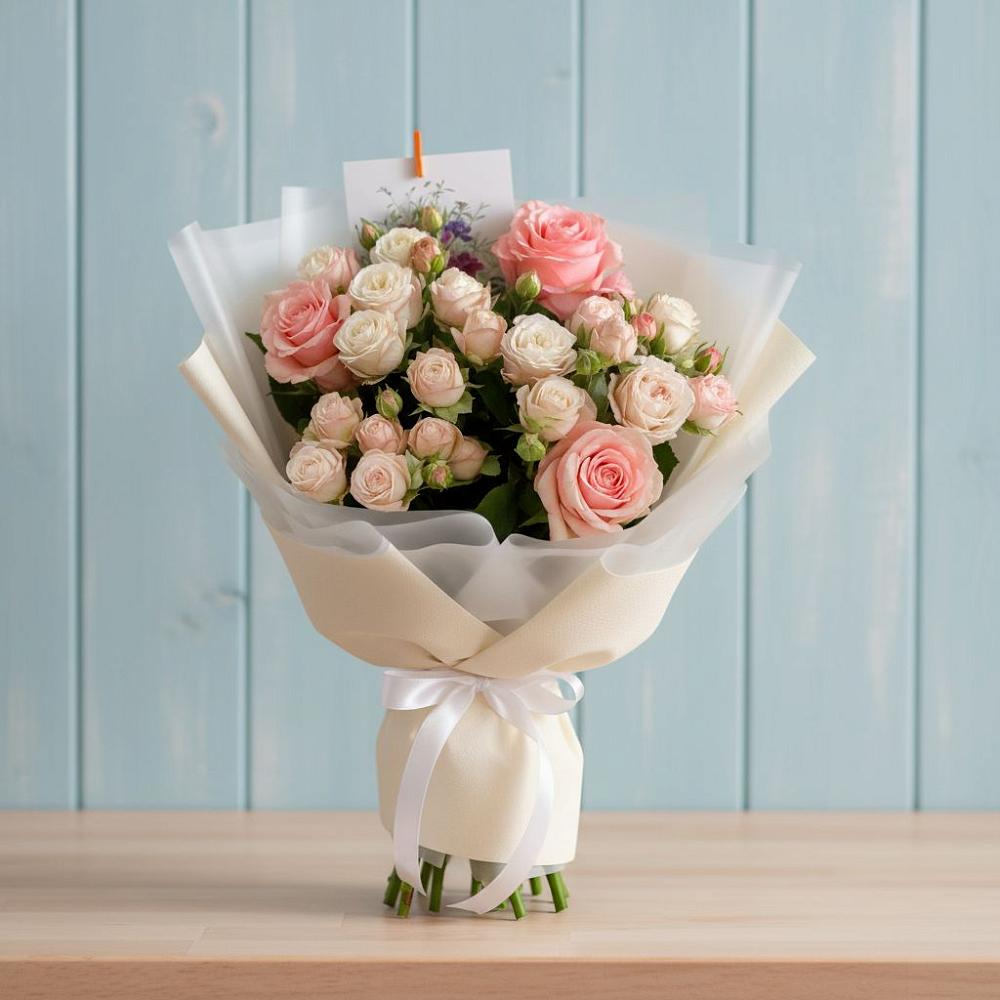 Букет цветов из: Розы в Койгородке