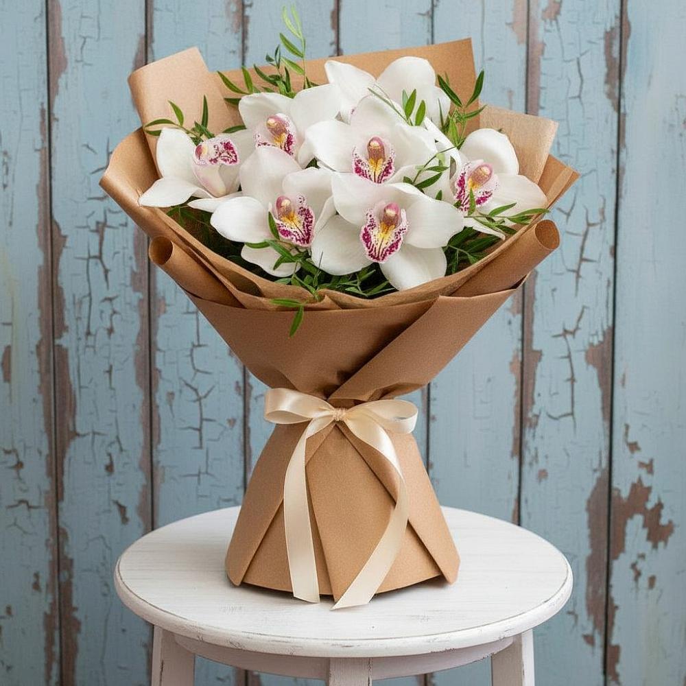 Букет цветов из: Орхидеи и Розы в Койгородке