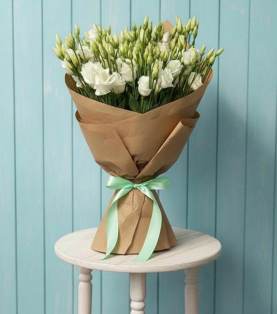 Букет цветов из: Лизиантусы в Койгородке