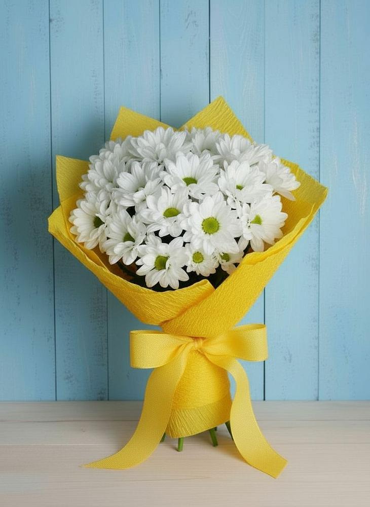 Букет цветов из: Хризантемы в Койгородке