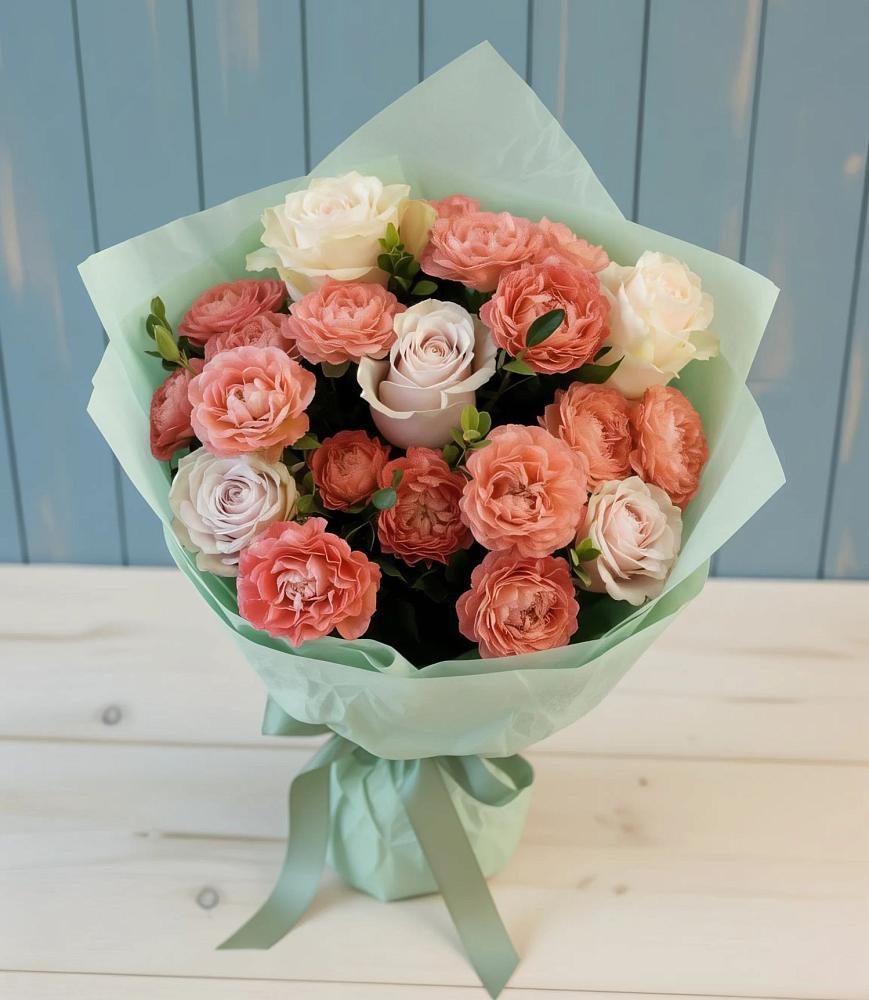 Букет цветов из: Розы в Койгородке