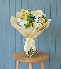 Букет цветов из:  Хризантемы и Розы в Койгородке