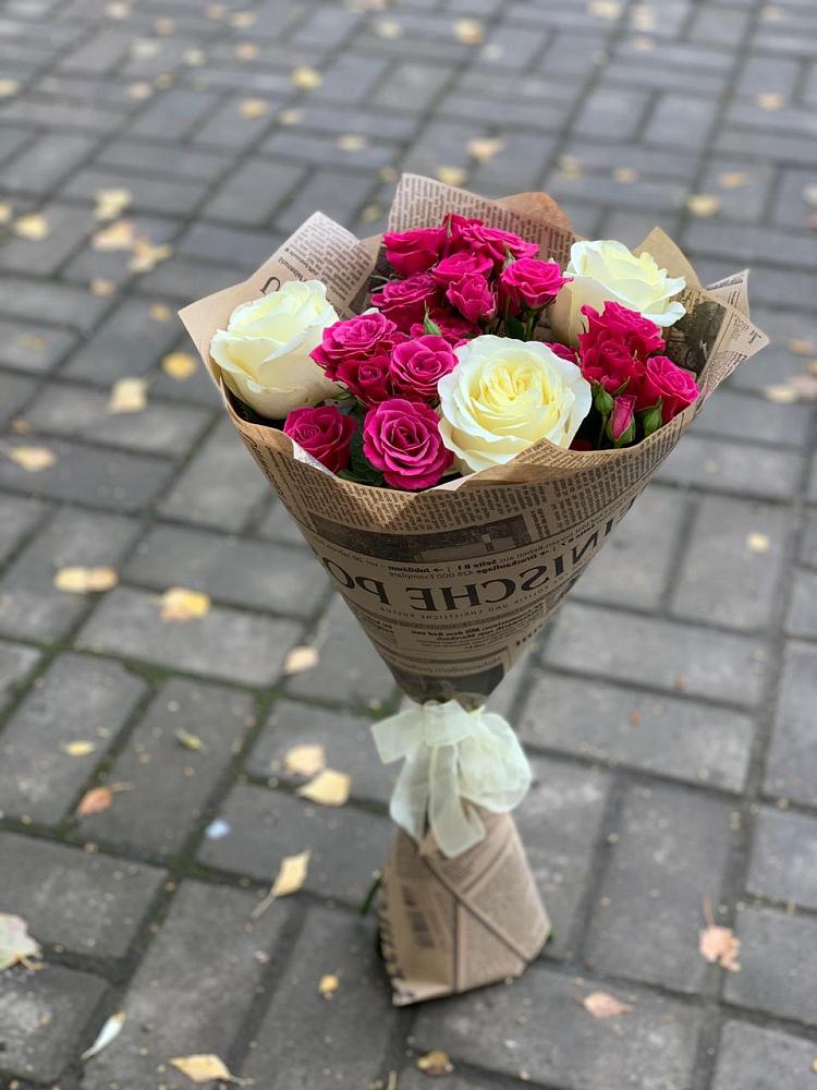 Букет цветов из: Розы в Койгородке
