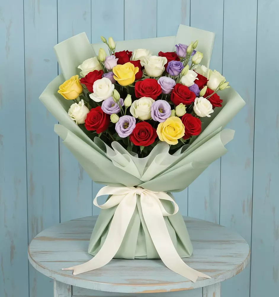 Букет цветов из: Розы в Койгородке