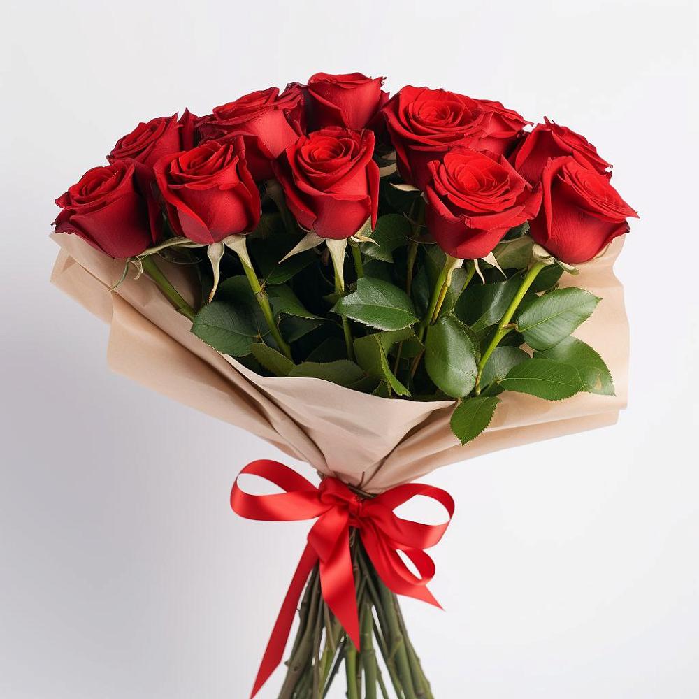 Букет 11 Красных роз Эдлесс Лав в Койгородке