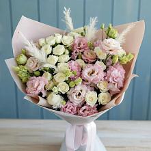 Букет цветов из:  Альстромерии и Розы в Койгородке